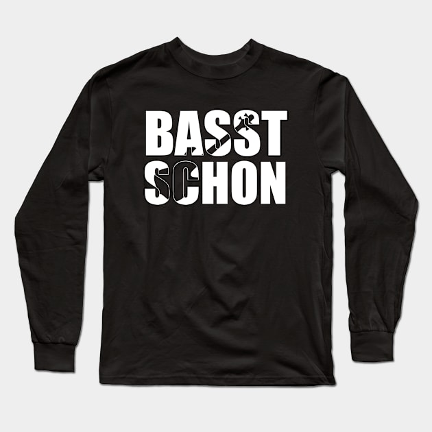 BASST SCHON funny bassist gift Long Sleeve T-Shirt by star trek fanart and more